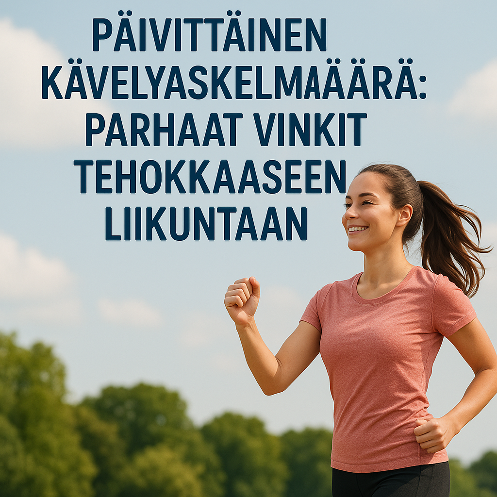 Kuinka monta kävelyaskelta on päivittäinen suositus? Opas terveelliseen liikkumiseen
